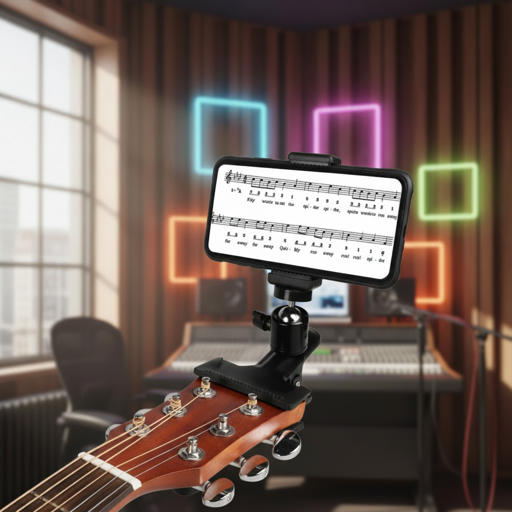 Phone Guitar Clip Stand