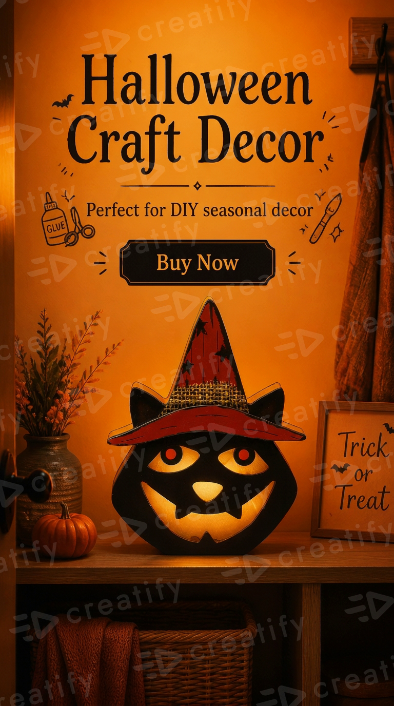 Creative Halloween Wooden Pumpkin Lamp Halloween Decorations